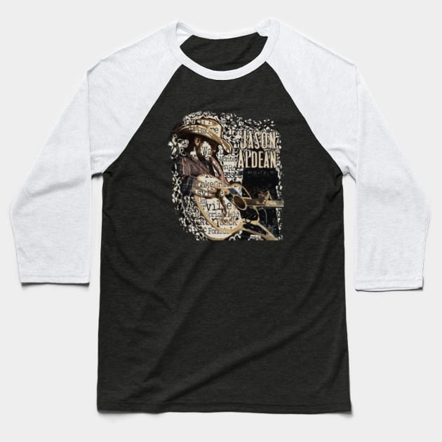 Jason Aldean/ Baseball T-Shirt by Asme